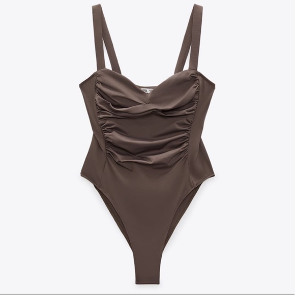 Zara straps draped bodysuit - Picture 6 of 8